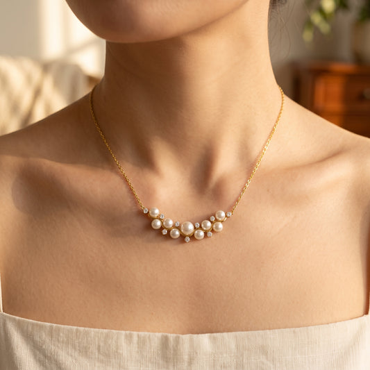 Pearl Cascade Necklace
