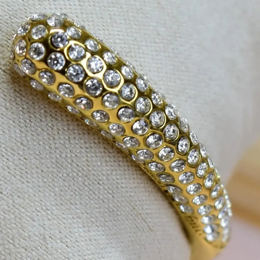 Luminara Pave Curve Cuff