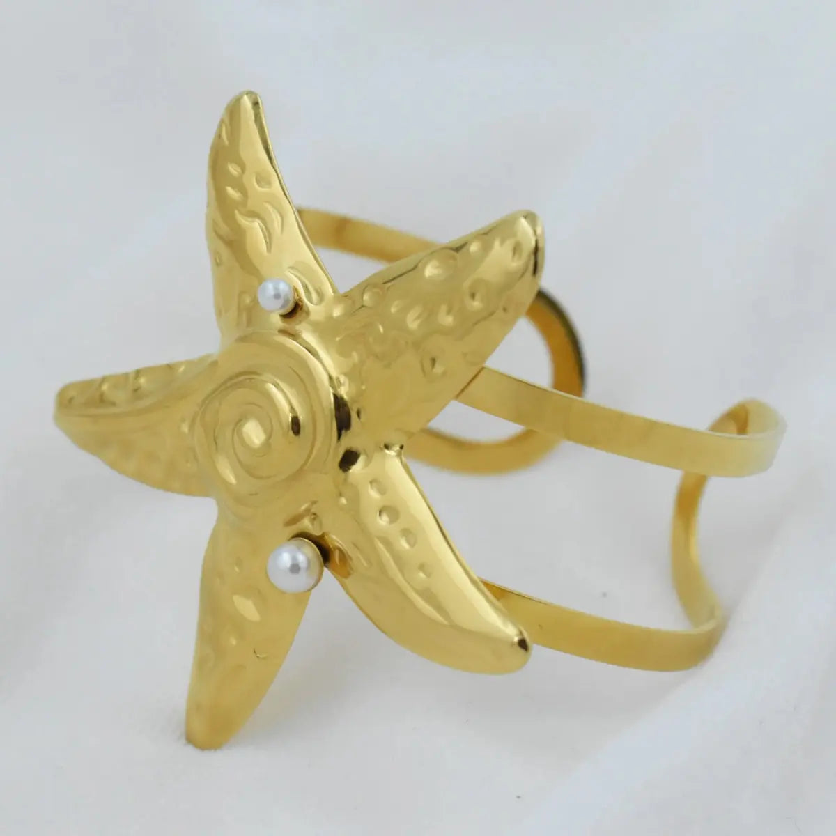 Gold Starfish Statement Cuff