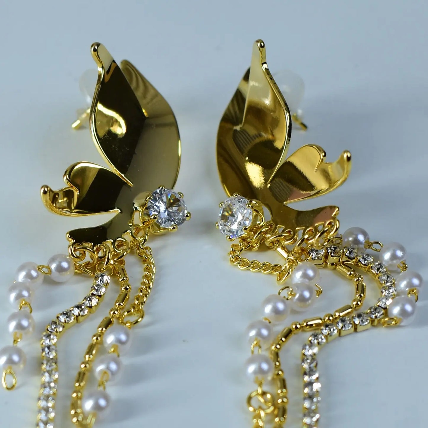 Celeste Pearl Tassel Earrings