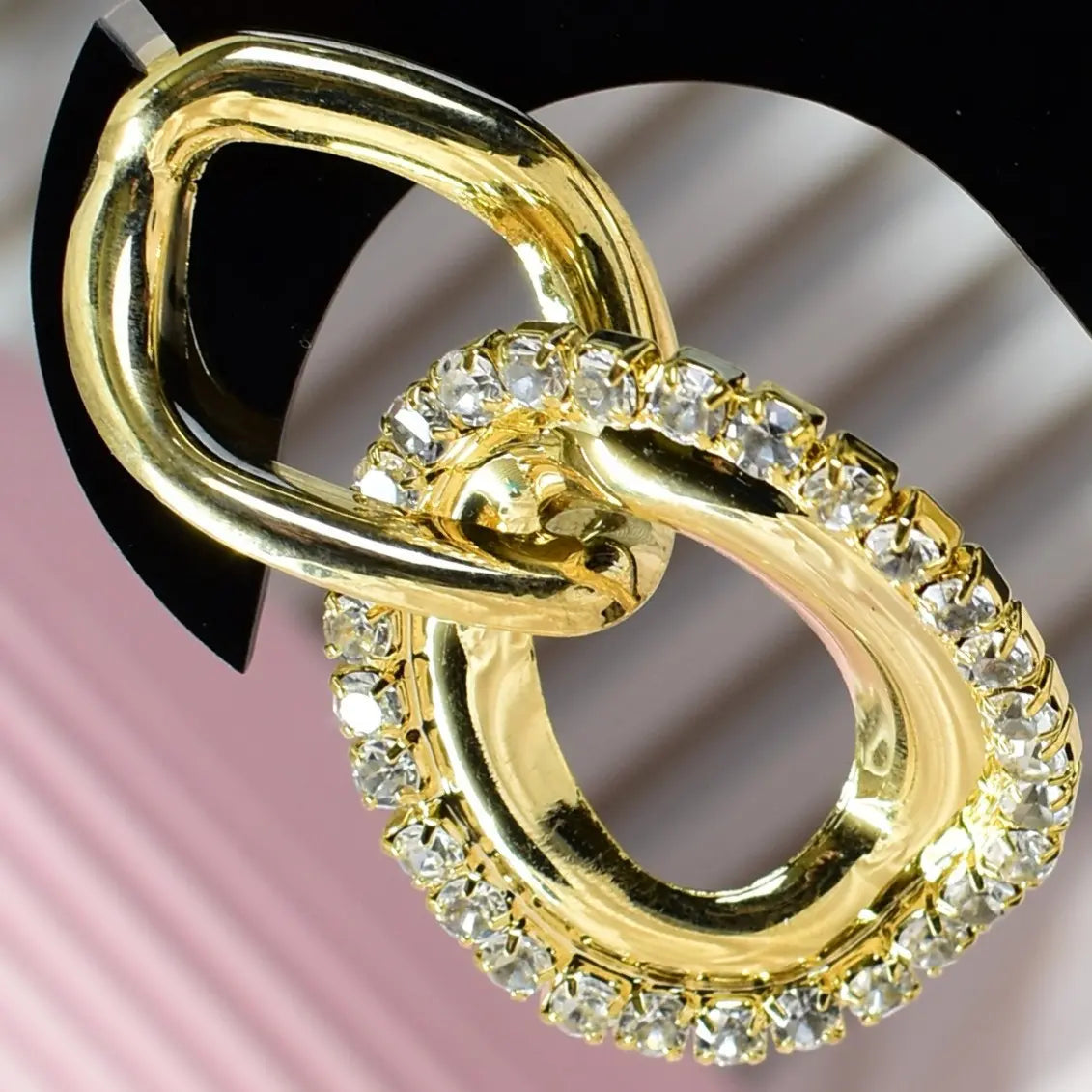 Golden Halo Link Earrings