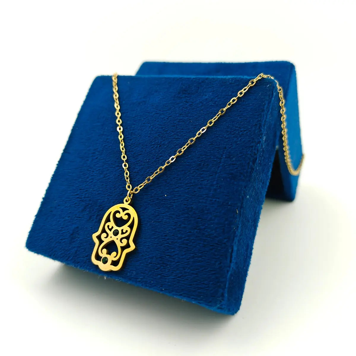 Hamsa Hand Pendant Necklace