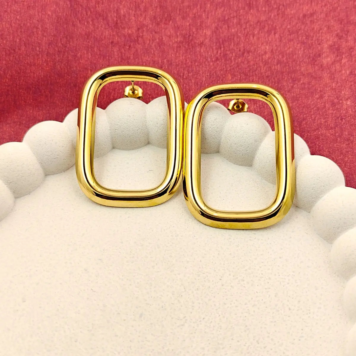 Bold Geometry Hoop Earrings