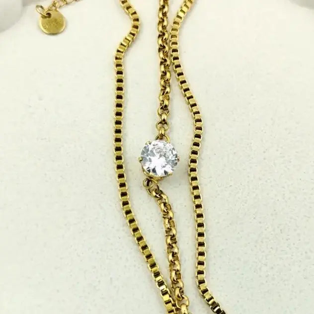 Dazzling Solitaire Bracelet
