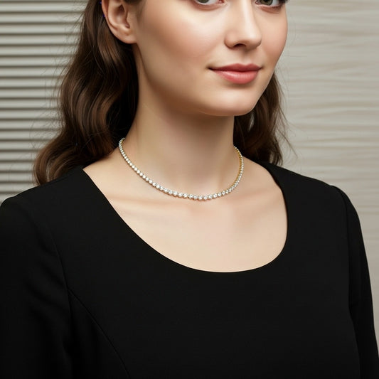 Classic Tennis Choker Necklace