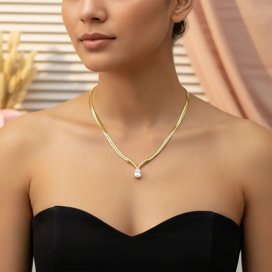 Regal Drop Statement Necklace