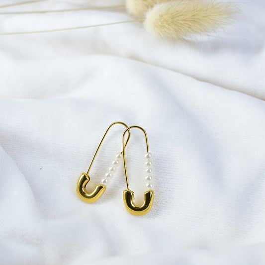 Pearl Pin Earrings