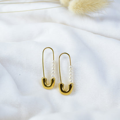 Pearl Pin Earrings