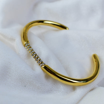 Radiant Arc Cuff Bracelet