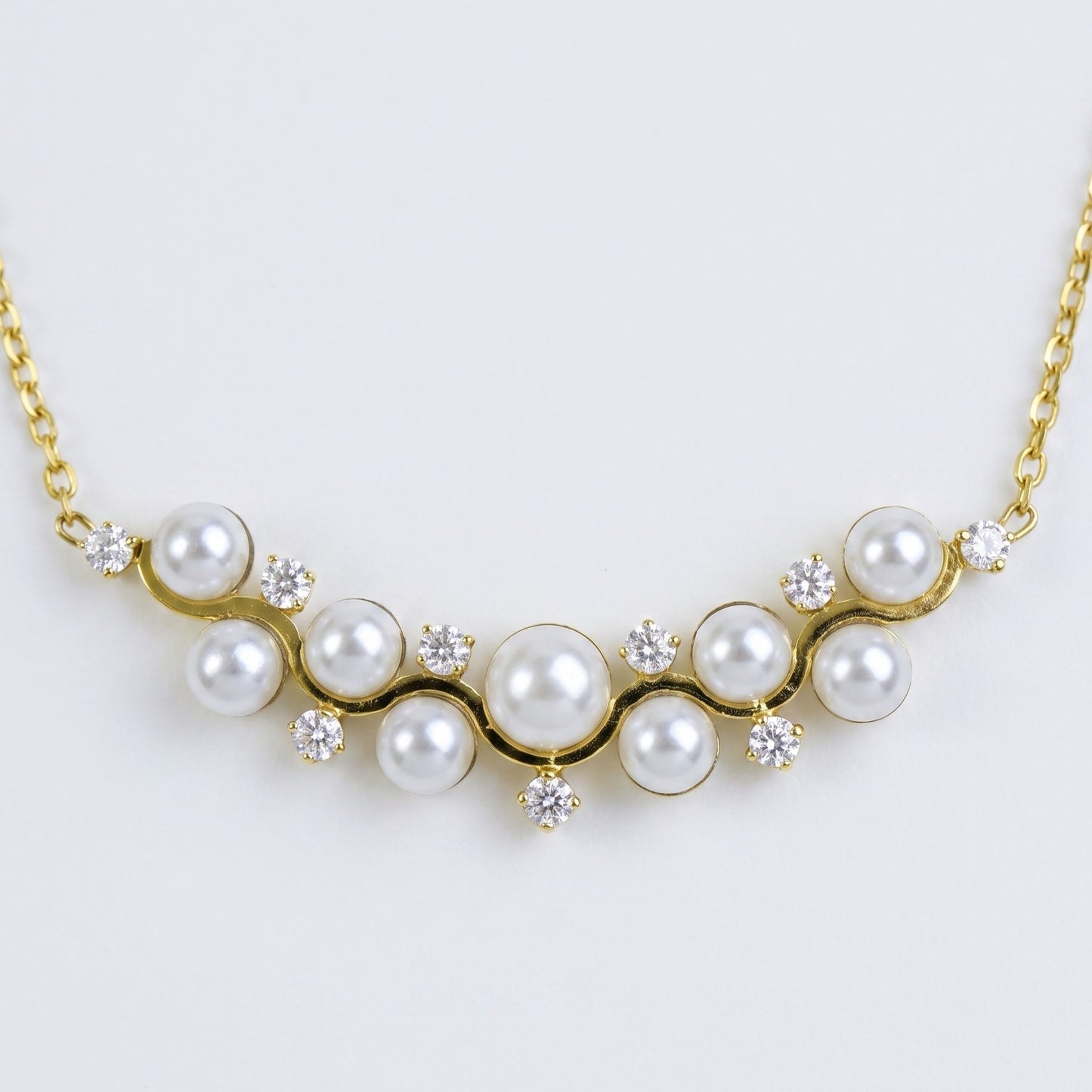Pearl Cascade Necklace