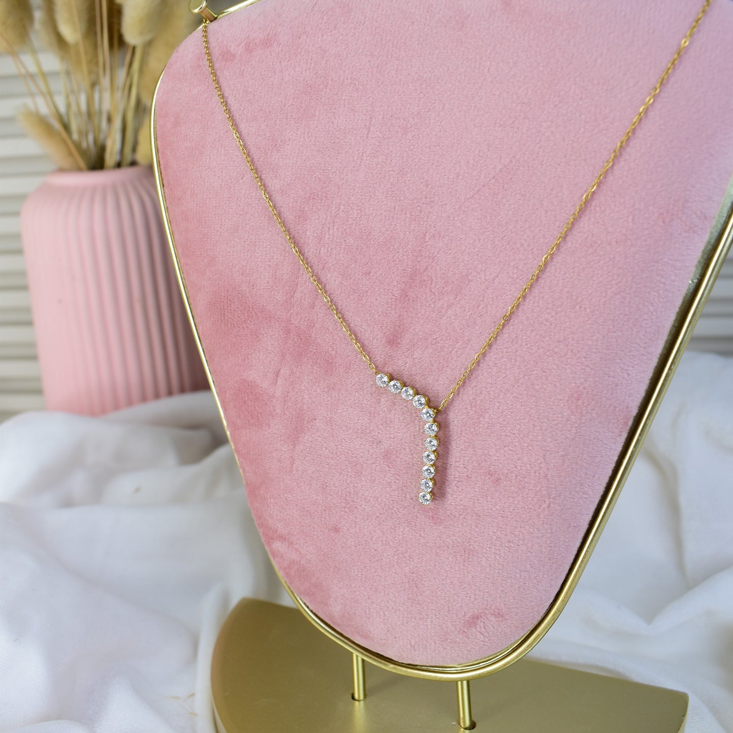 Luxe Lariat Crystal Necklace