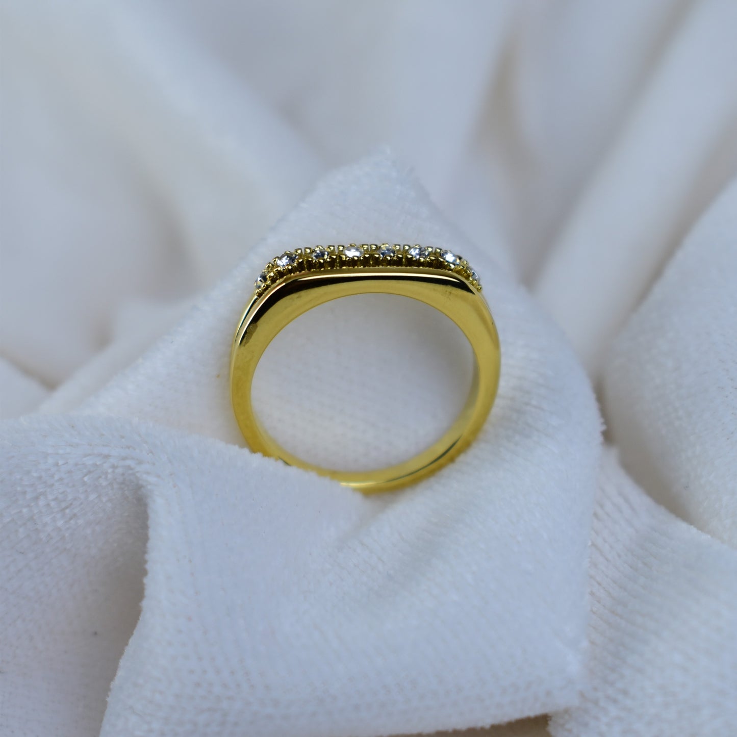 Celeste Crystal Band Ring