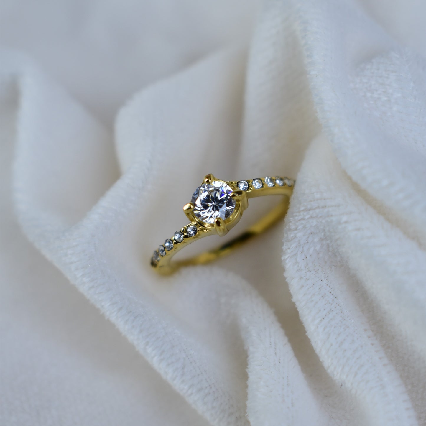 Radiant Solitaire Ring