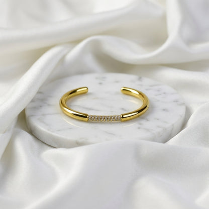 Radiant Arc Cuff Bracelet