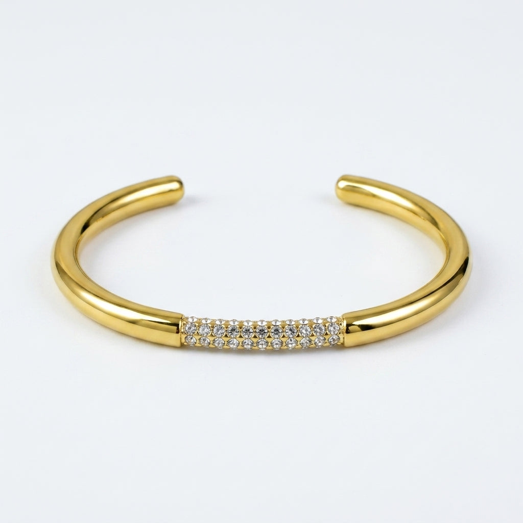 Radiant Arc Cuff Bracelet
