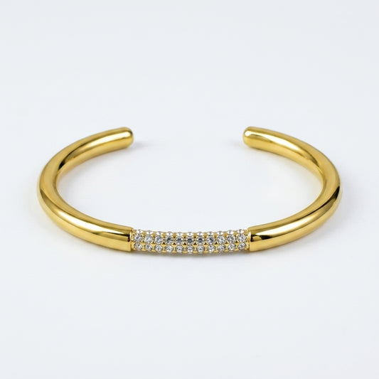 Radiant Arc Cuff Bracelet