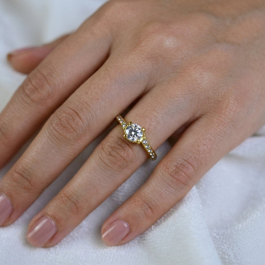 Radiant Solitaire Ring