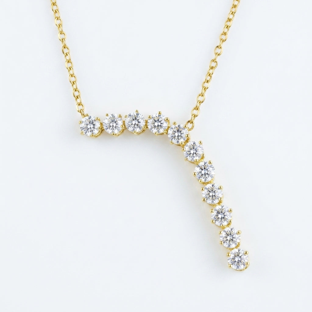 Luxe Lariat Crystal Necklace