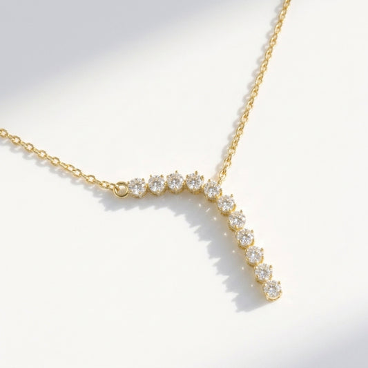 Luxe Lariat Crystal Necklace
