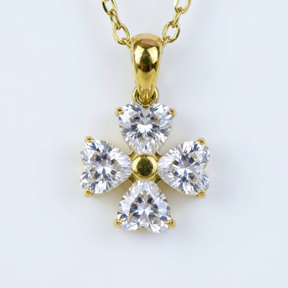Petal Glow Drop Necklace
