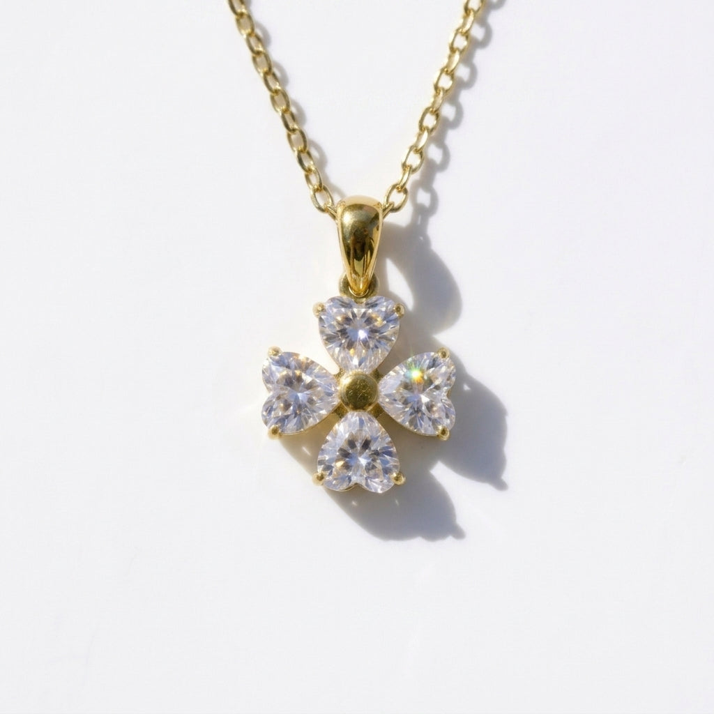 Petal Glow Drop Necklace