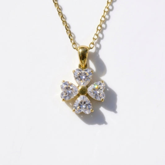 Petal Glow Drop Necklace