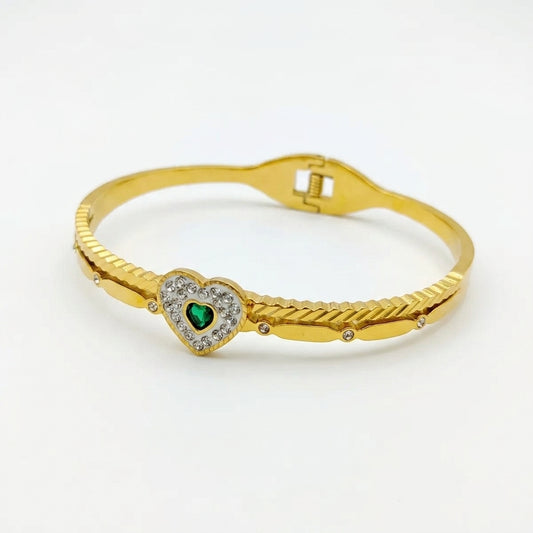 Emerald Love Bangle