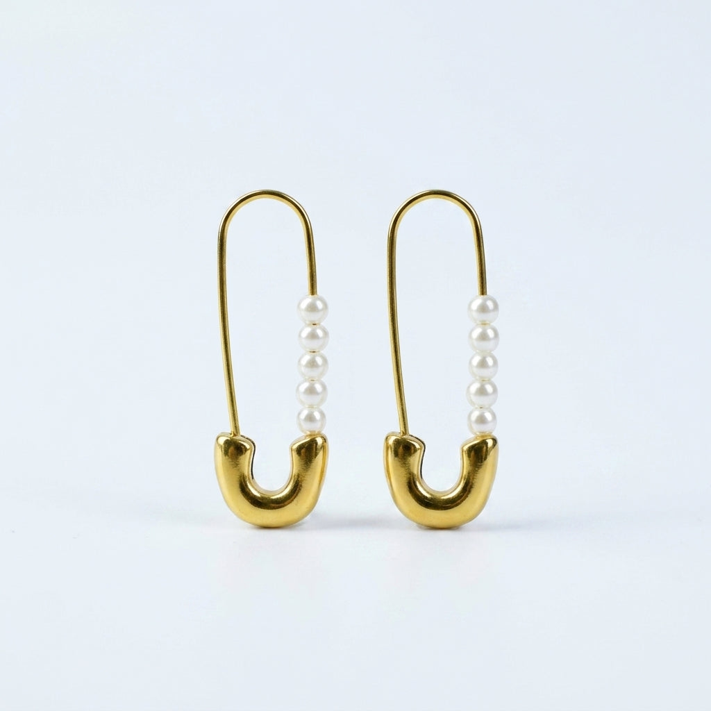 Pearl Pin Earrings