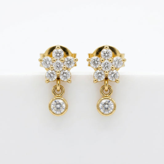 Daisy Spark Drop Studs