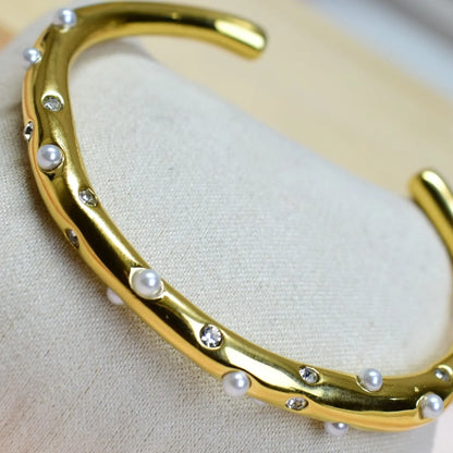 Aurielle Pearl Glow Cuff