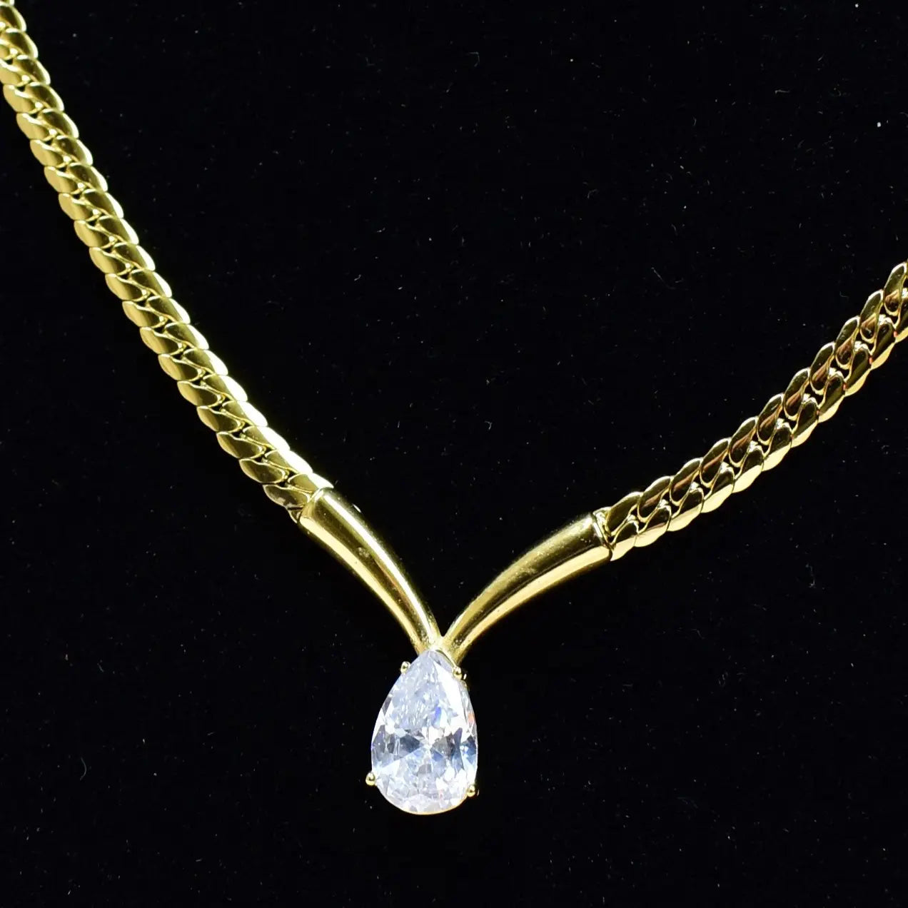 Regal Drop Statement Necklace