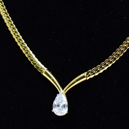 Regal Drop Statement Necklace