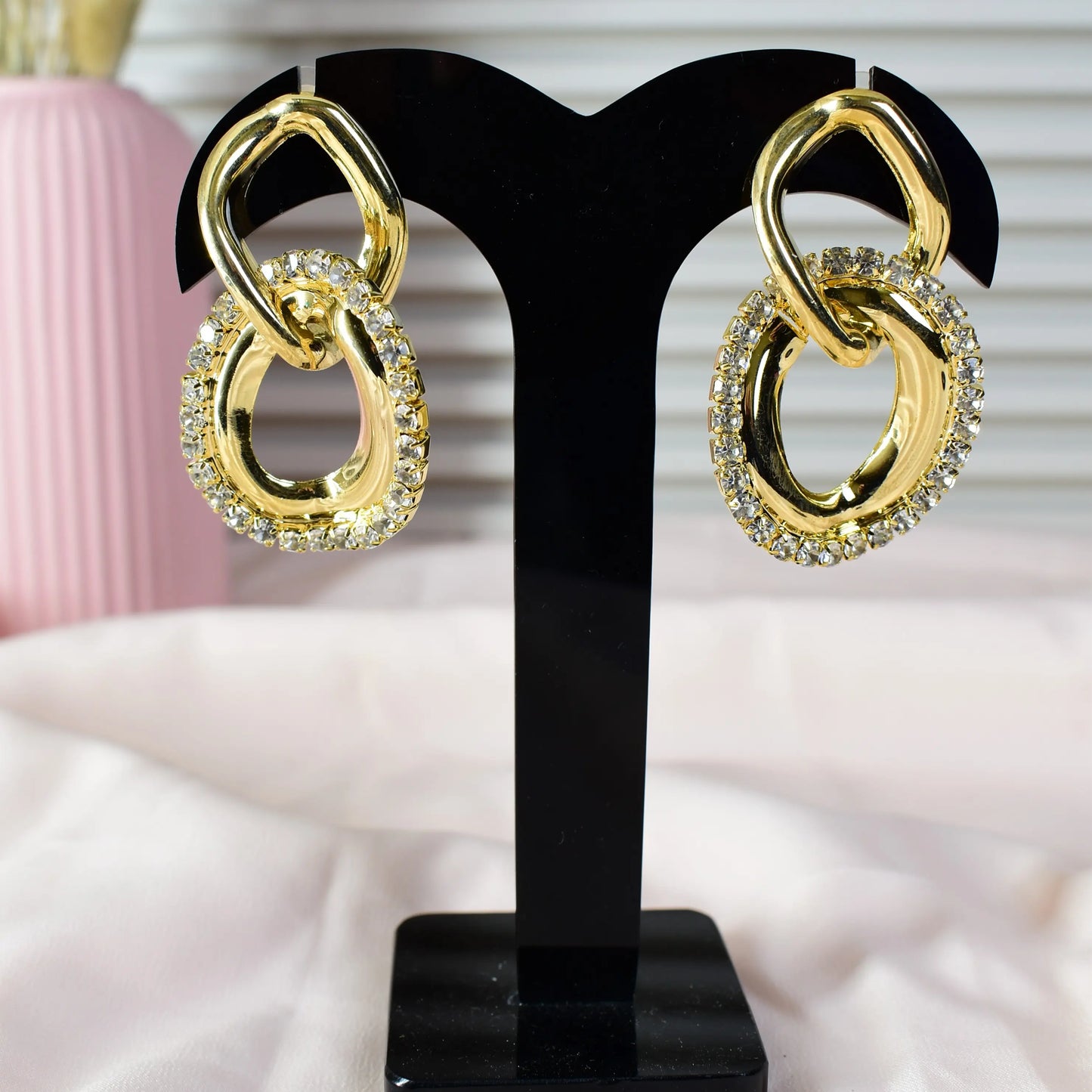 Golden Halo Link Earrings