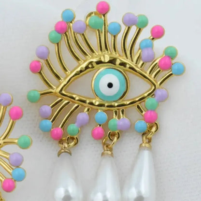 Evil Eye Statement Earrings
