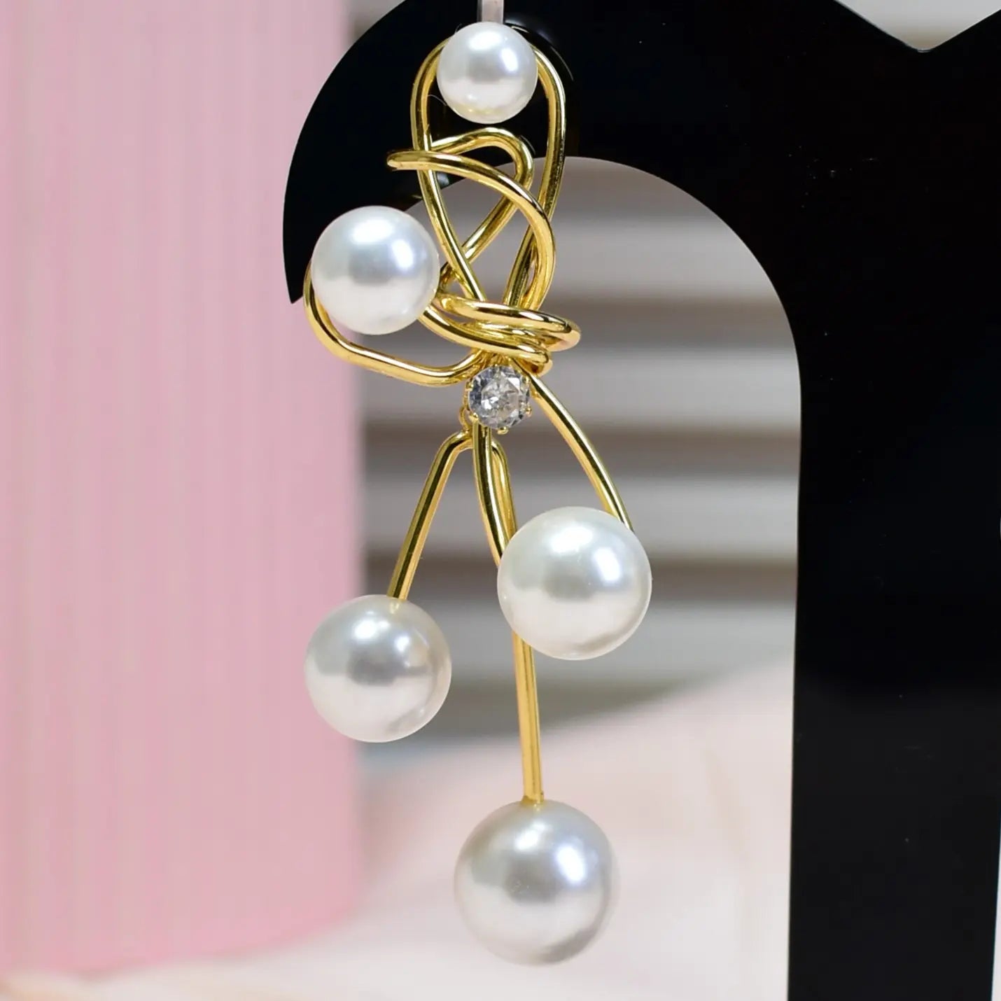 Celeste Pearl Cascade Earrings