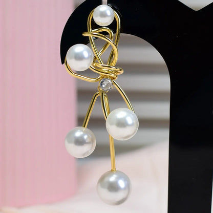 Celeste Pearl Cascade Earrings