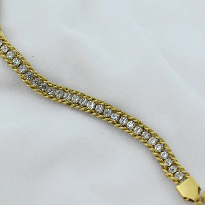 Luxe Braided Sparkle Bracelet