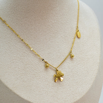 Golden Pony Necklace