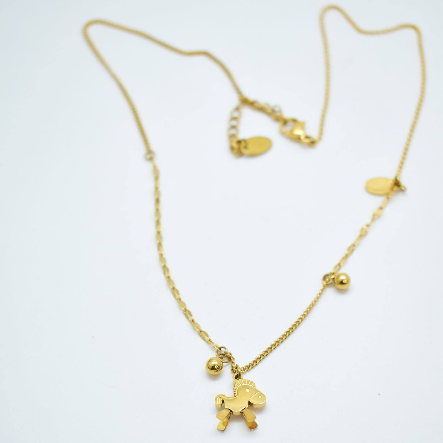 Golden Pony Necklace