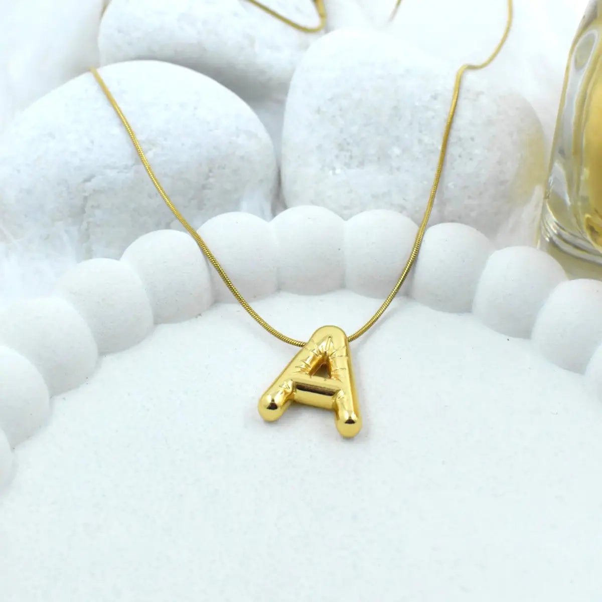 Bold Initial Pendant Necklace