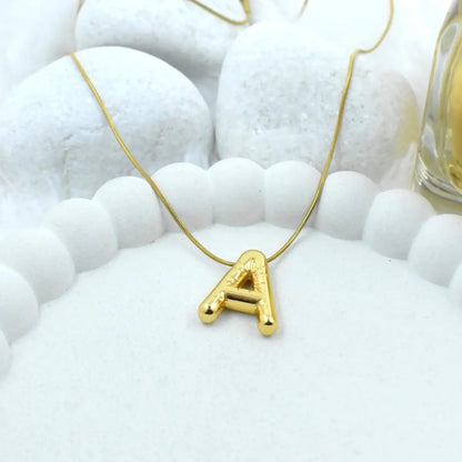 Bold Initial Pendant Necklace