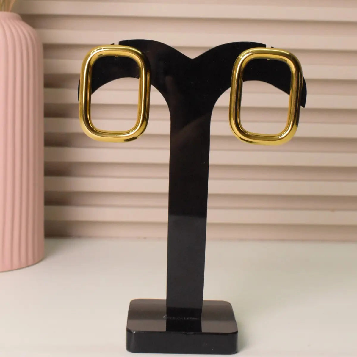 Bold Geometry Hoop Earrings