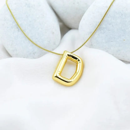 Bold Initial Pendant Necklace