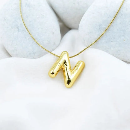 Bold Initial Pendant Necklace