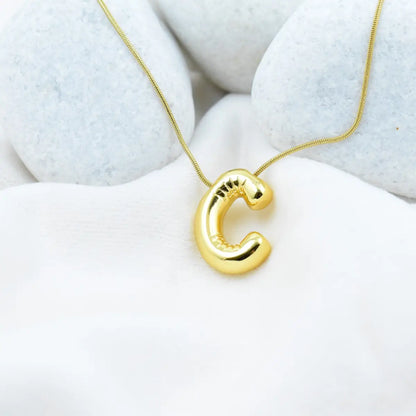 Bold Initial Pendant Necklace