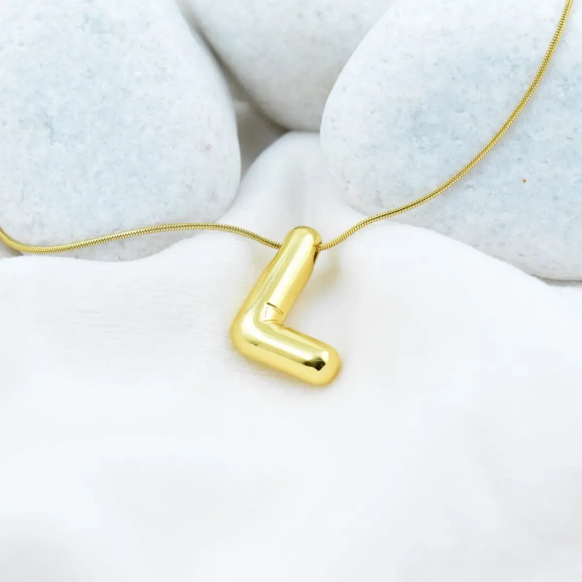 Bold Initial Pendant Necklace