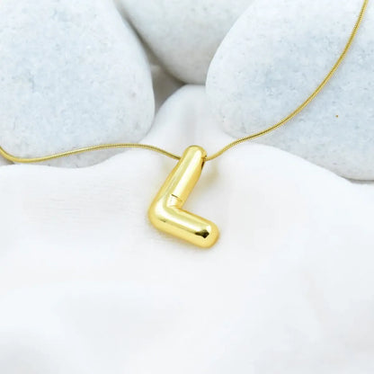 Bold Initial Pendant Necklace
