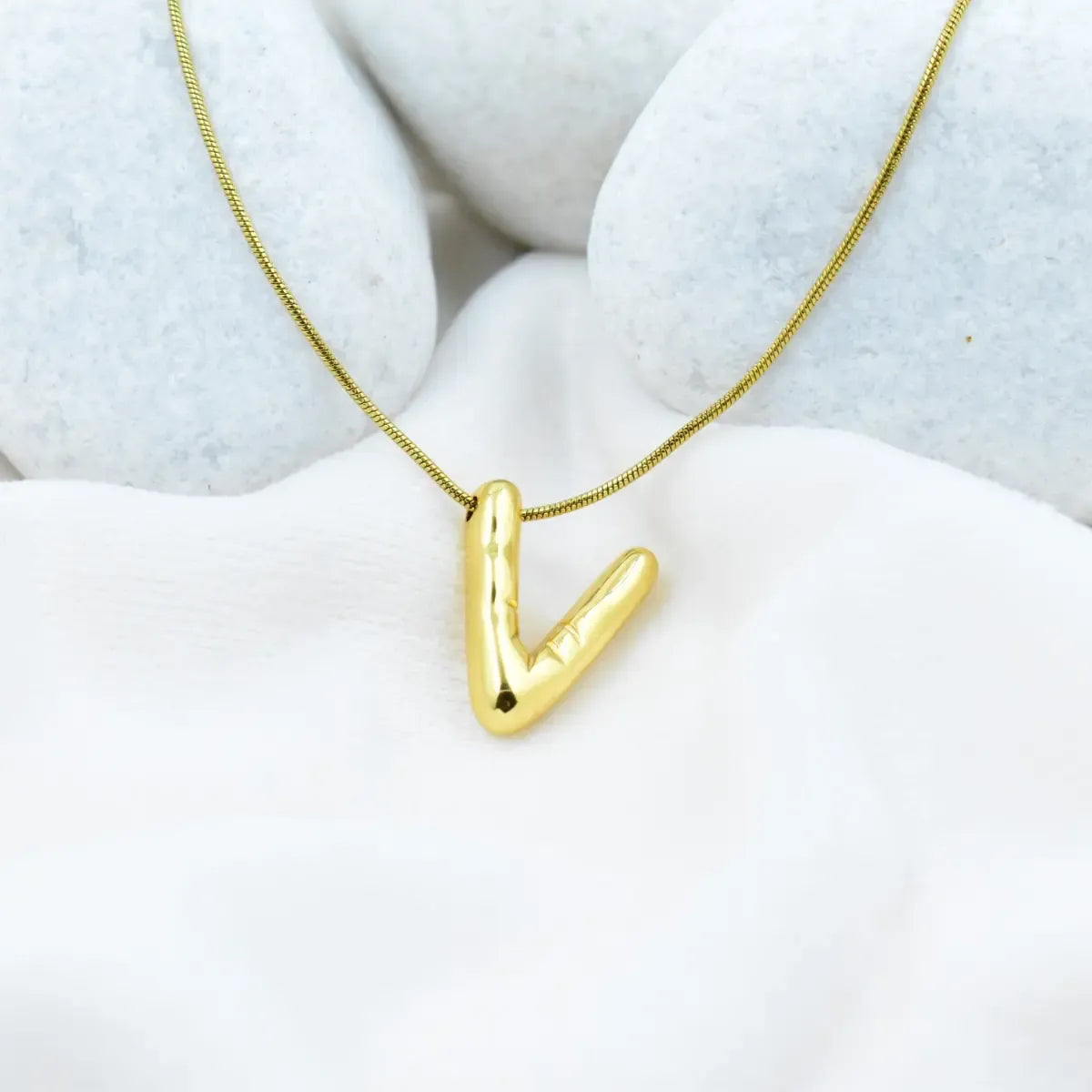Bold Initial Pendant Necklace