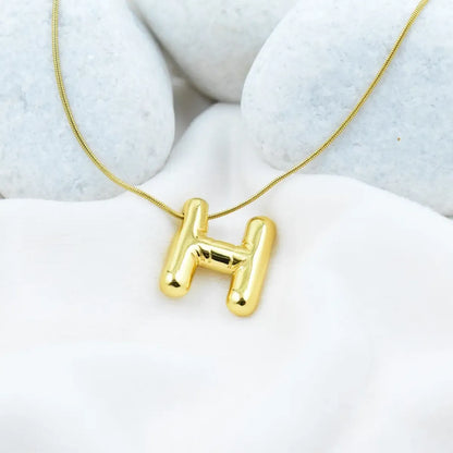 Bold Initial Pendant Necklace