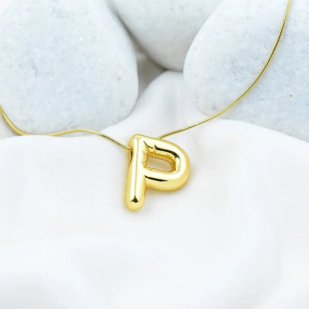 Bold Initial Pendant Necklace